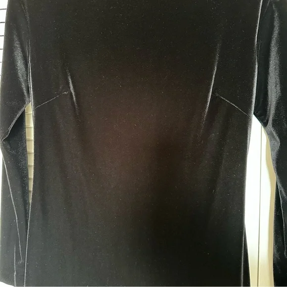 Andrea Polizzi for Rex Lester Black Midi Dress Minimalist Size M - Picture 2 of 6